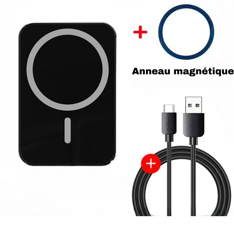 SlimCharge Pro – batterie externe magnétique