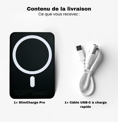 SlimCharge Pro – batterie externe magnétique