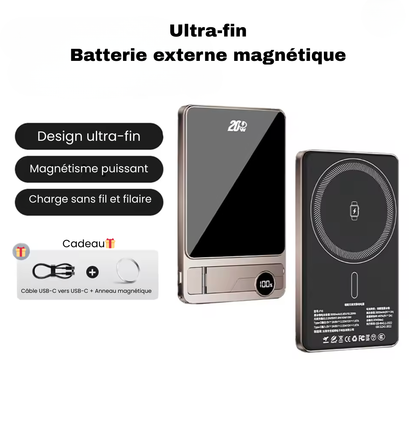 Flux — Batterie externe sans fil ultra-fine