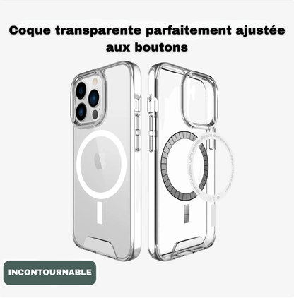 Coque Magnétique Transparente iPhone & Samsung