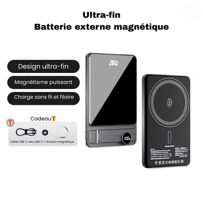 Flux — Batterie externe sans fil ultra-fine