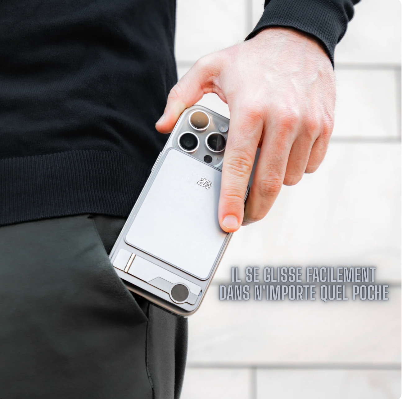 Flux — Batterie externe sans fil ultra-fine