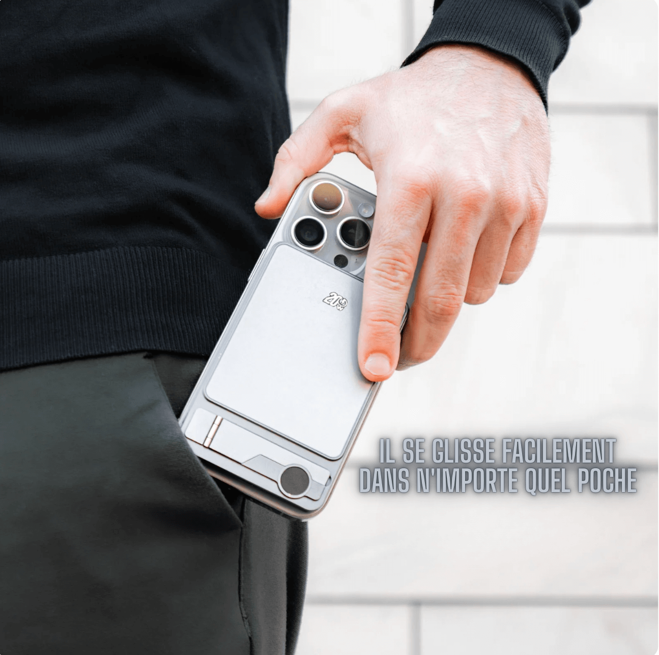 Flux — Batterie externe sans fil ultra-fine